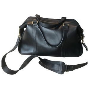 Madewell leather bowling bag